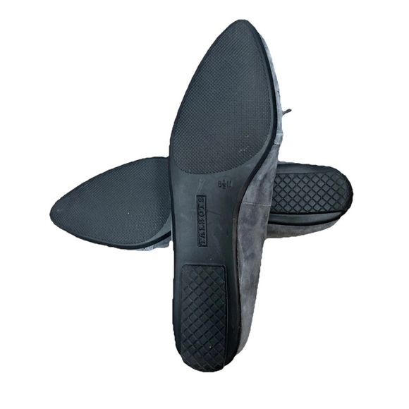 Talbots Francesca Gray Suede Tassel Tie Driving Moccasins Women Size 6.5M NWOB - Picture 6 of 6